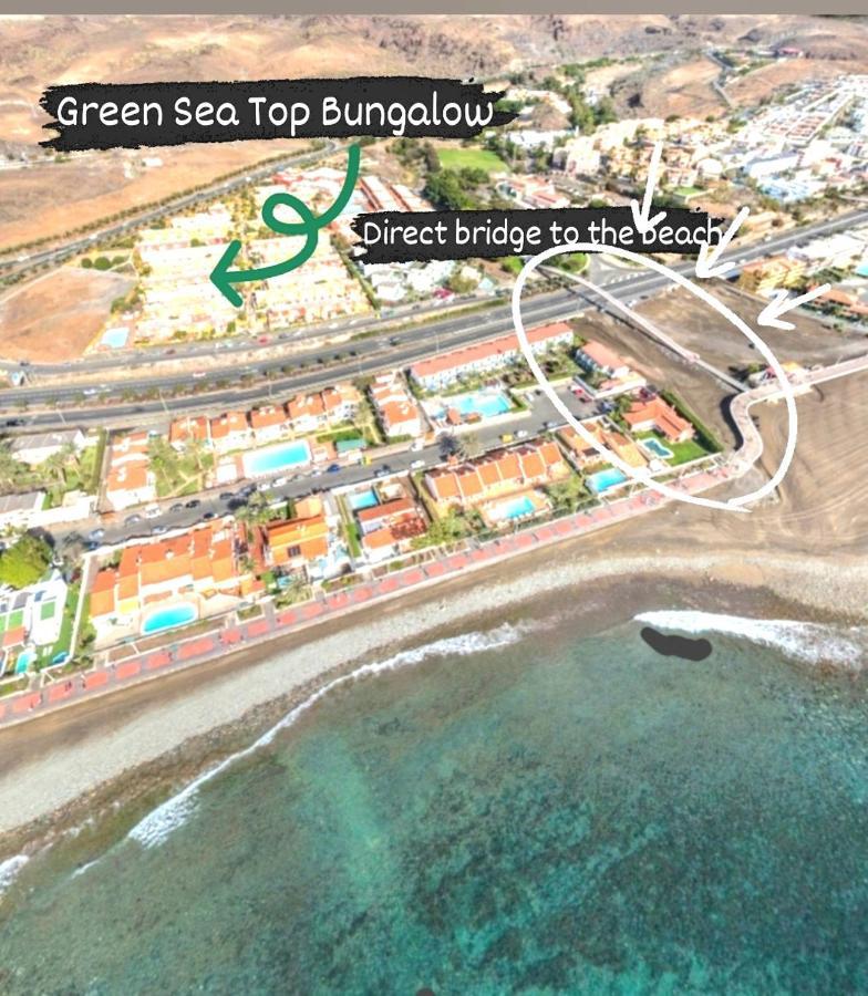شقة Top1 Green Sea Bungalow Jardin ماسبالوماس المظهر الخارجي الصورة